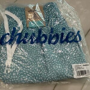 Chubbies Teal Speckled Swim Trunks- NWT- Size Small 7” inseam